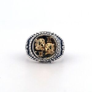 Anello - segno zodiacale Gemelli "Gemini"
